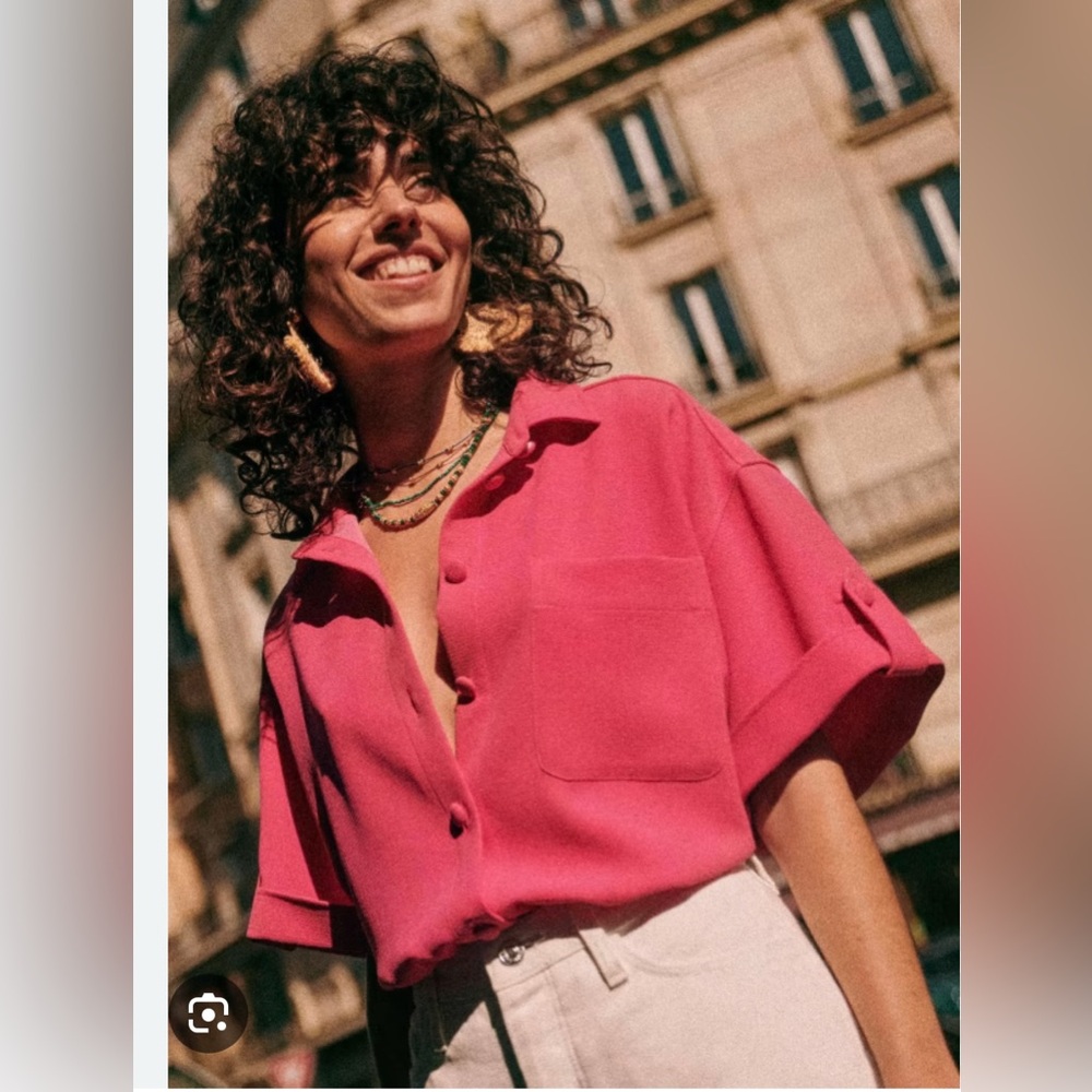 NWT Sezane Laurine shirt size S